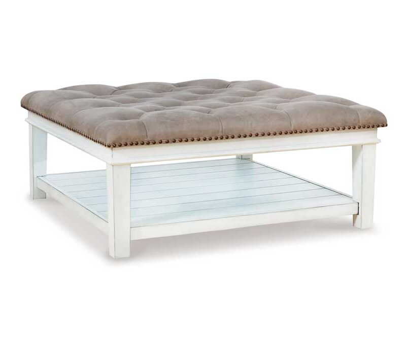 Kanwyn Whitewash Coffee Table With 2 End Tables